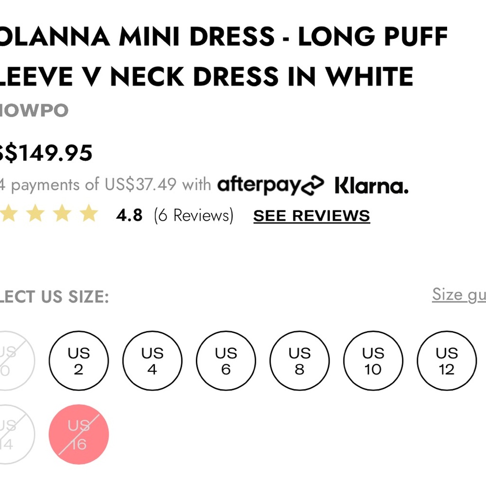 Showpo Solanna Mini Dress - Picture 4 of 6